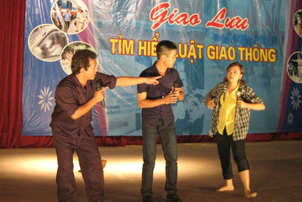 Giao lưu tìm hiểu Luật Giao thông