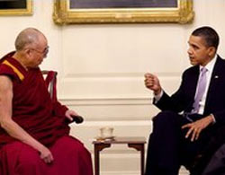 Obama tiếp Dalai Lama tại Nhà Trắng