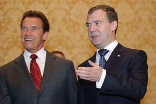 Tổng thống Nga đến California