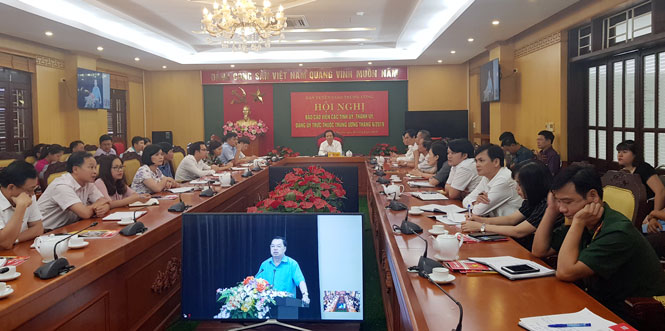 Hội nghị báo cáo viên trực tuyến toàn quốc 