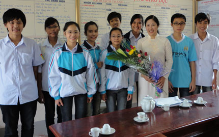 Tận tâm với sự nghiệp trồng người