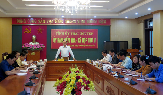 Ủy ban Kiểm tra Tỉnh ủy: Đánh giá kết quả công tác chuyên môn quý I