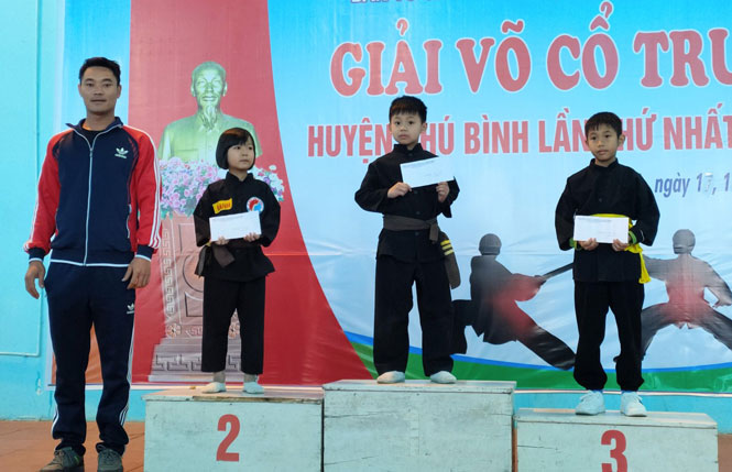 145 vận động viên tham gia Giải Võ Cổ truyền