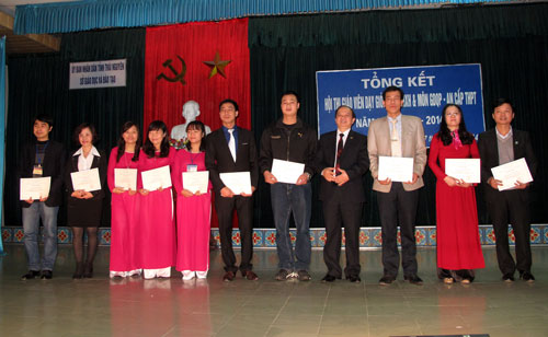 182 giáo viên đạt danh hiệu giáo viên dạy giỏi