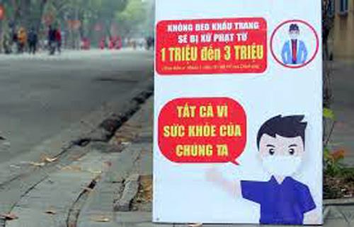 Xử lý nghiêm các trường hợp không đeo khẩu trang theo quy định