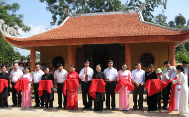 Phú Lương: Khánh thành Nhà bia kỷ niệm nơi thành lập chính quyền đầu tiên  