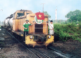 Xí nghiệp Vận tải đường sắt: Kỷ niệm 45 năm Ngày thành lập