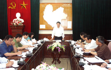 Giao ban công tác phòng, chống tham nhũng quý I