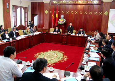 Đánh giá tình hình phát triển KT-XH; cho ý kiến về việc thực hiện quy hoạch phát triển Đại học Thái Nguyên đến năm 2020