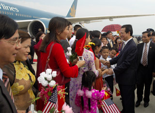 Thủ tướng Nguyễn Tấn Dũng đến Hoa Kỳ