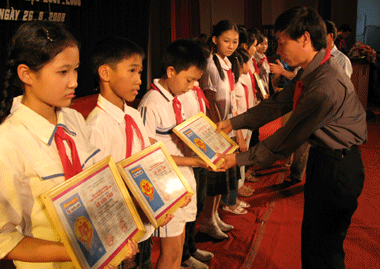 T.P Thái Nguyên: 85 học sinh xuất sắc dự Đại hội Cháu ngoan Bác Hồ