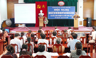 Đảng bộ Sở Y tế: Đánh giá kết quả thực hiện Nghị quyết Đại hội Đảng bộ lần thứ XII