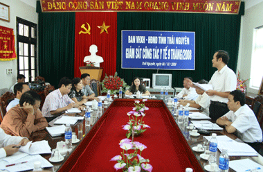 Ban Văn hóa Xã hội HĐND tỉnh giám sát tại Sở Y tế